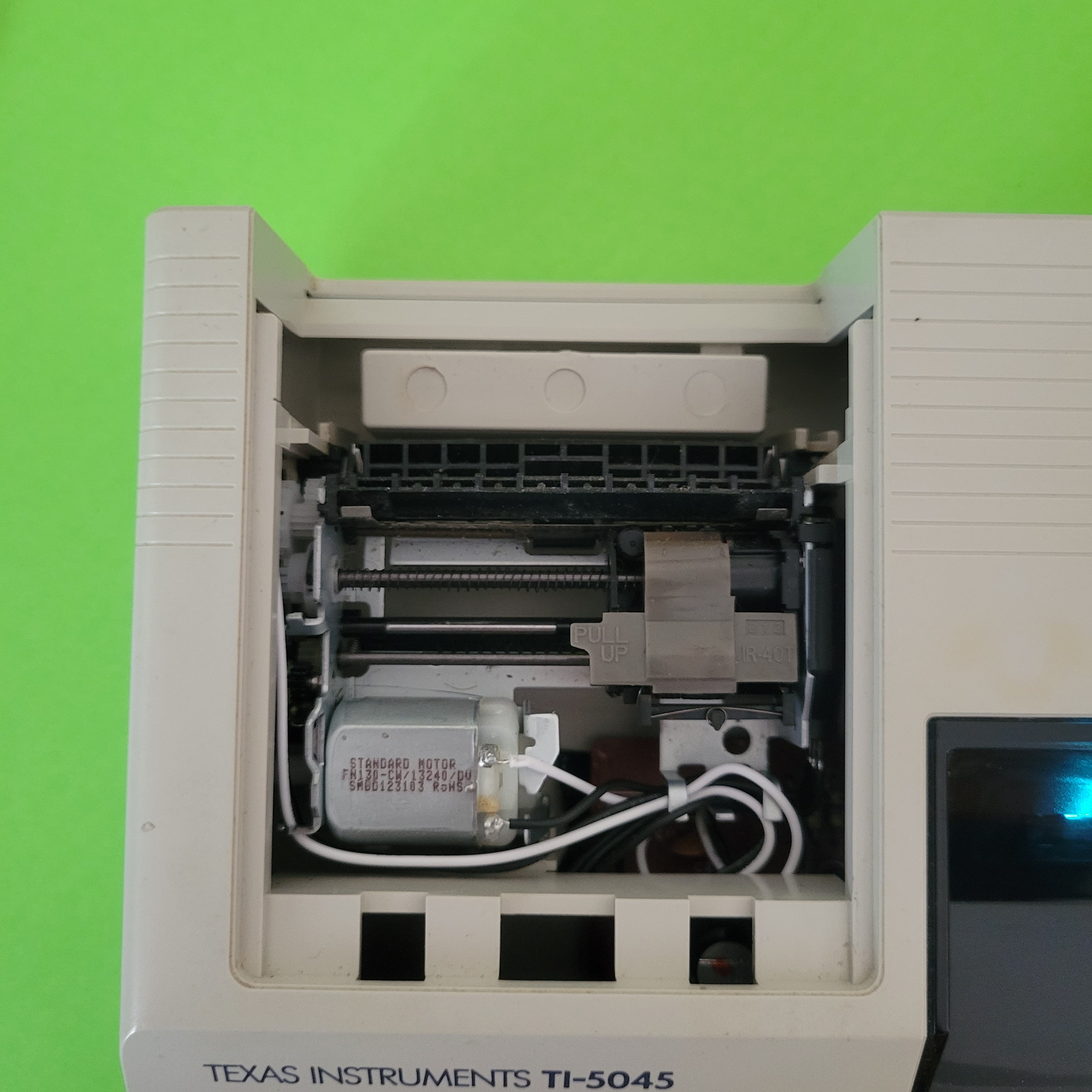 An image of the printer of a texas instruments ti-5045 desktop calculator